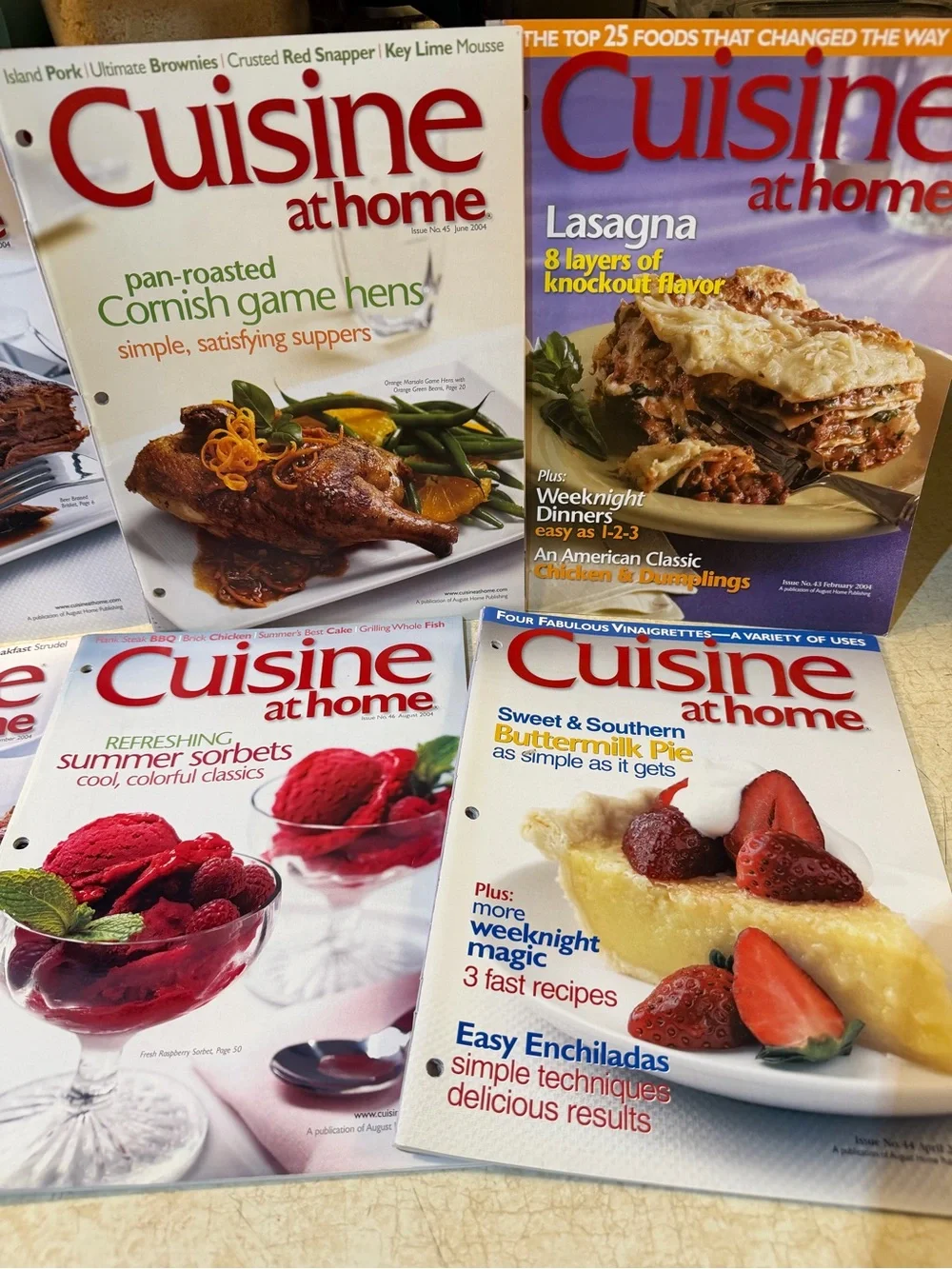 Cuisine at Home Magazine Set - 14 Total Dates 2002-2004